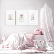 Childrens Canvas Prints | Set of 3 wall art prints