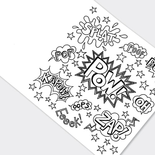 Children’s Super Hero Colouring Book for Creative Adventures
