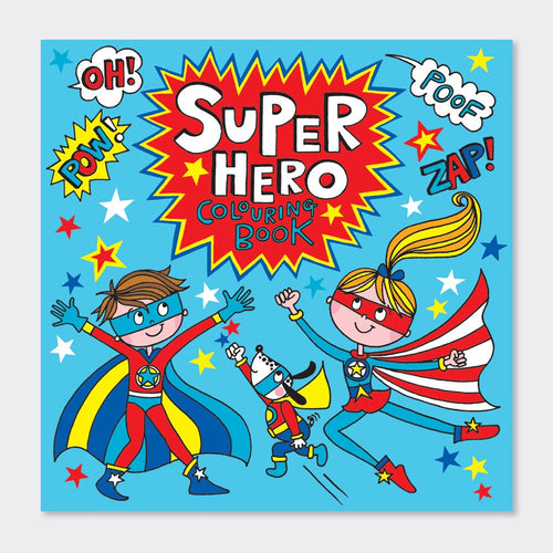 Children’s Super Hero Colouring Book for Creative Adventures