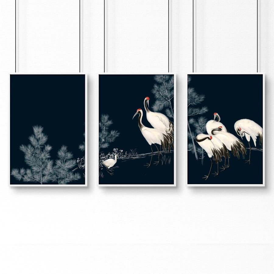 Chinese Art Wall Decor | Set of 3 Asian Inspired Wall art Prints