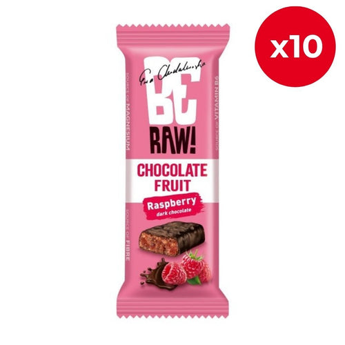 Chocolate Fruit Bar - Raspberry Dark chocolate 40g