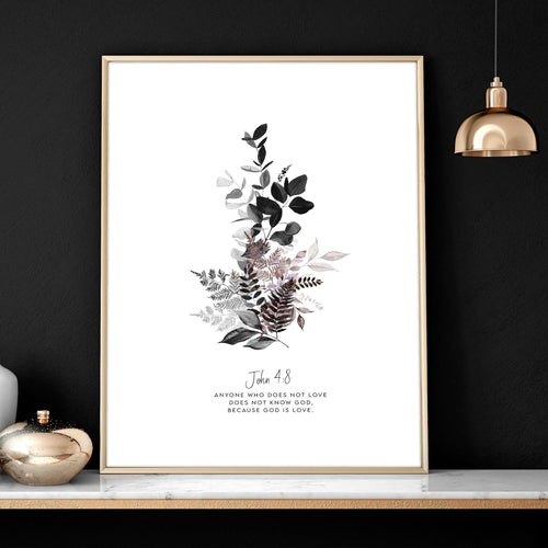 3 Piece Christian Wall Art – Set of 3 Framed Prints