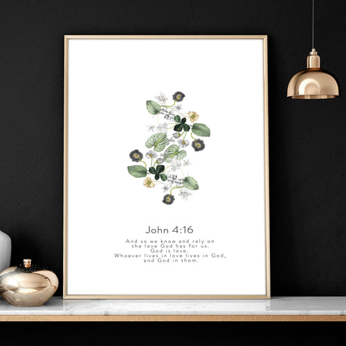 Christian Prints – Set of 3 Living Room Wall Art