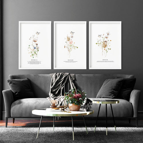 Prints for Hallway – Set of 3 Christian Wall Art