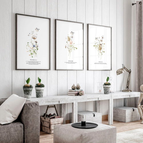 Prints for Hallway – Set of 3 Christian Wall Art