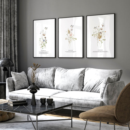 Prints for Hallway – Set of 3 Christian Wall Art