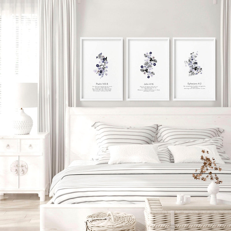 Christian Wall Art – Set of 3 Prints