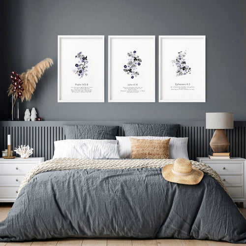 Christian Wall Art – Set of 3 Prints