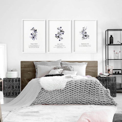 Christian Wall Art – Set of 3 Prints