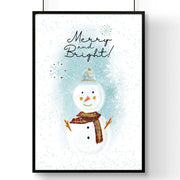 Christmas decor drawing | wall art print