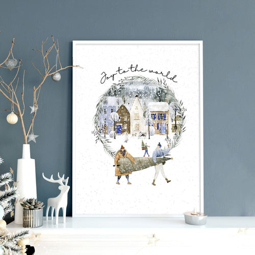 Wall decor for Christmas | wall art print