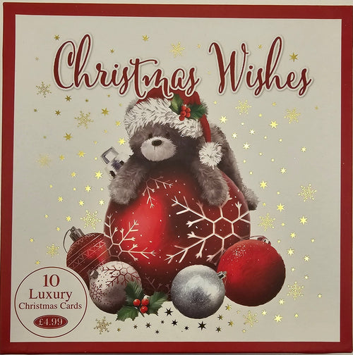 wishing you a merry christmas  10 luxury cards