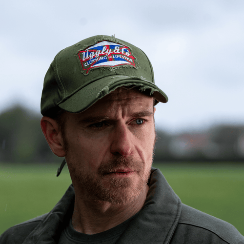 Union Jack Green Diamond Vintage Cap