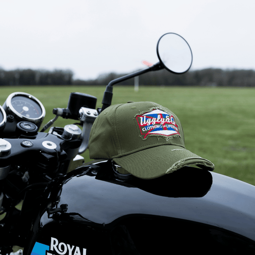 Union Jack Green Diamond Vintage Cap