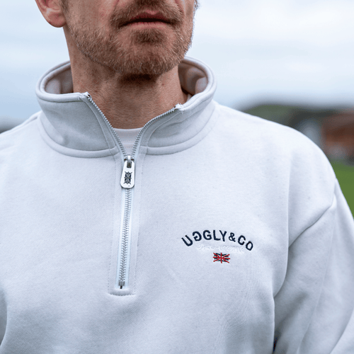 Stone Union Jack Quater-Zip