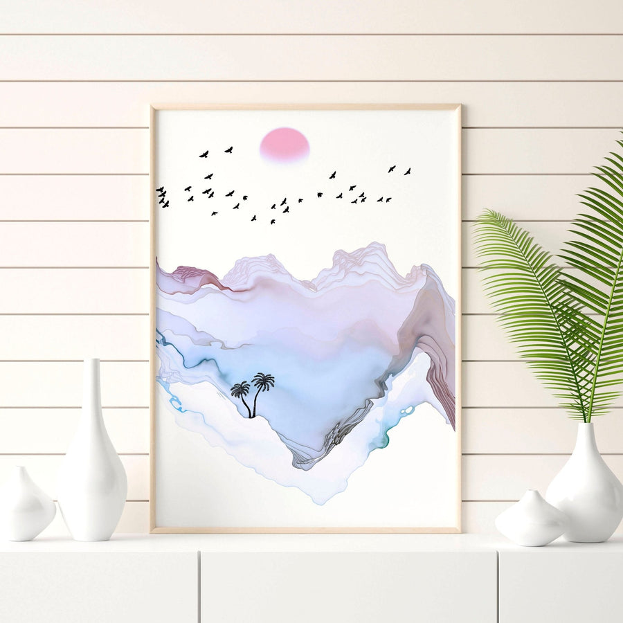 Coastline print | set of 3 wall art prints