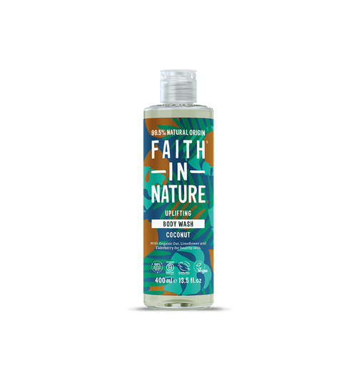 Coconut Body Wash 400ml – 99.5% Natural Origin with Organic Coconut Oil