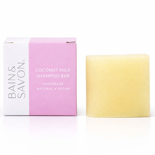 Coconut Milk Enriching Shampoo & Body Bar - Plastic Free Eco Shower Bars, 110g