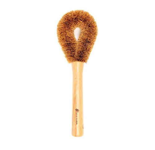 Coconut Fibre Plastic Free Kitchen Dish Brush, Eco Friendly Washing Brush