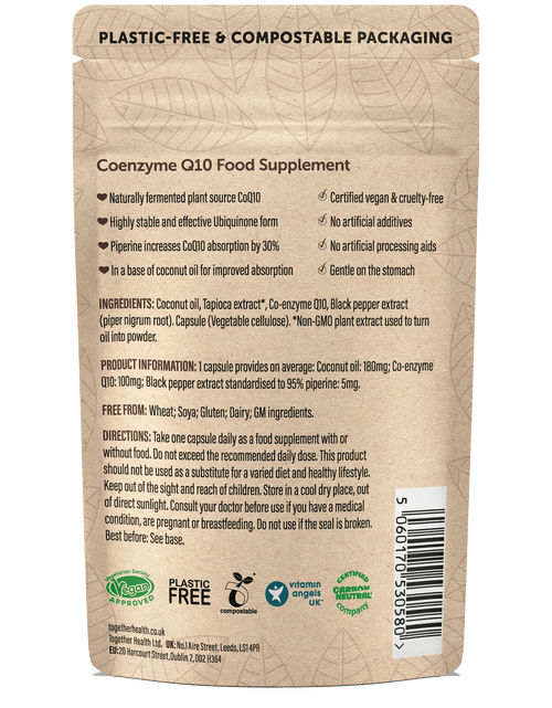 Coenzyme Q10 – CoQ10 Supplement – 30 Capsules