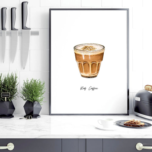 Coffee Wall Art Ideas – Set of 3 Kitchen Prints
