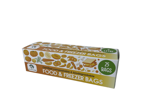 Compostable Freezer Bags for Food Storage