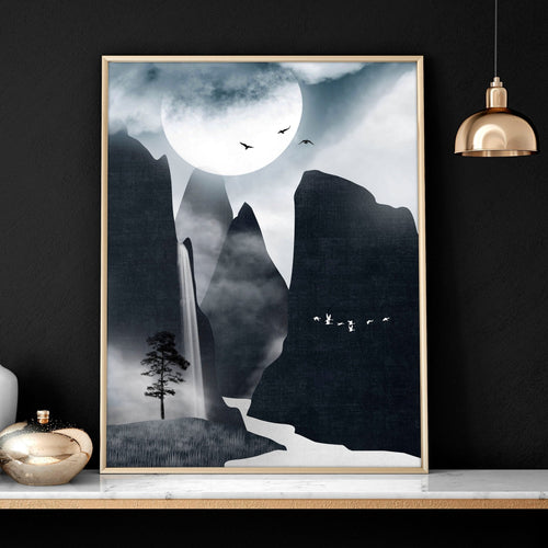 Art for living room wall | set of 3 Contemporary art prints