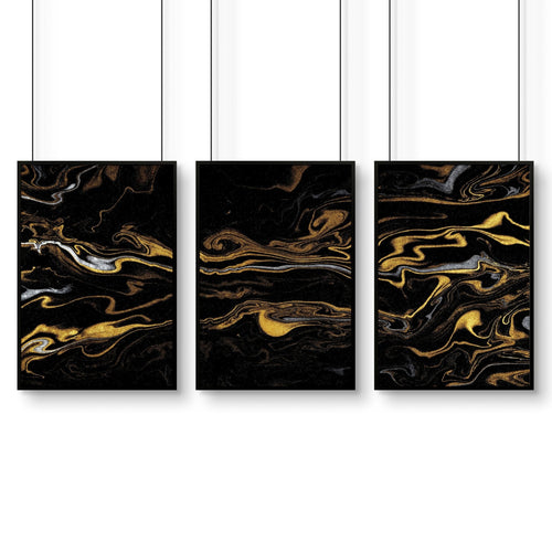 Contemporary living room wall art | set of 3 wall art prints
