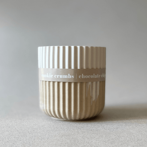 Cookie Crumbs Stoneware Soy Candle – Warm Scandi-Inspired Aroma