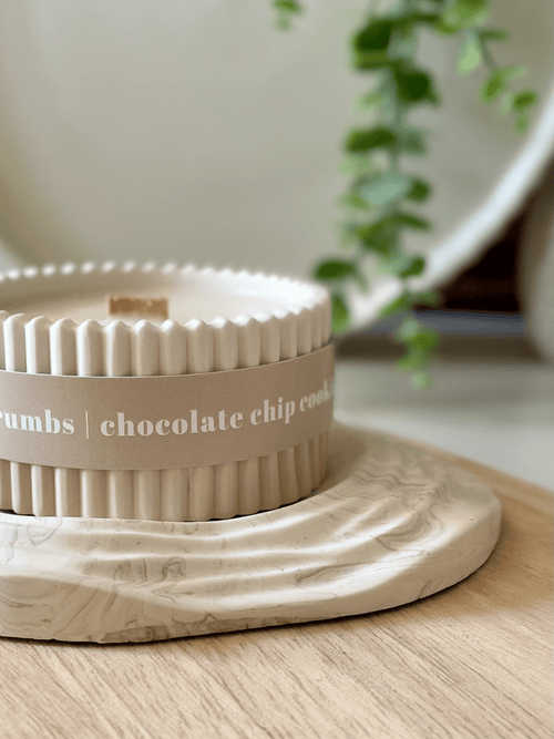 Cookie Crumbs Stoneware Soy Candle – Warm Scandi-Inspired Home Scent