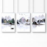 Cool office decor | set of 3 wall art prints