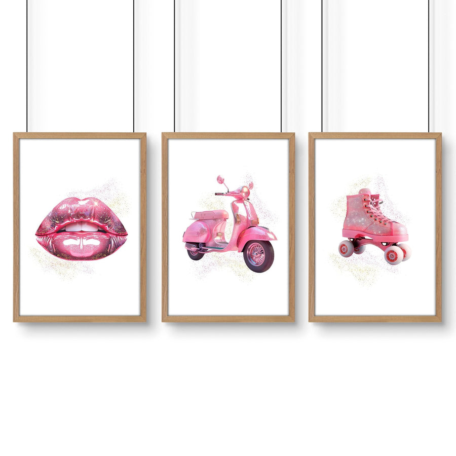 Cool Posters For Bedroom | Set of 3 Pop Wall art Prints