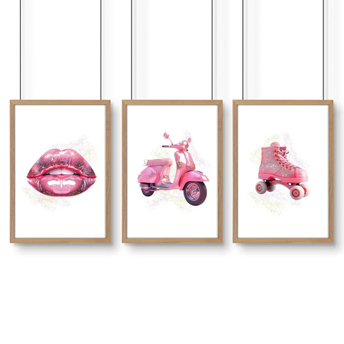 Cool Posters For Bedroom | Set of 3 Pop Wall art Prints