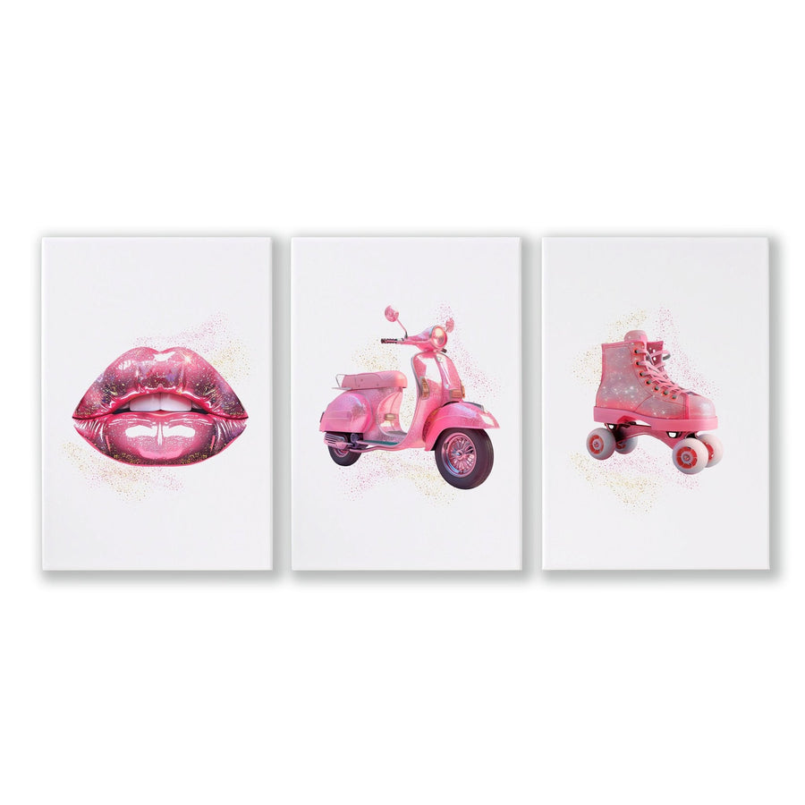 Cool Posters For Bedroom | Set of 3 Pop Wall art Prints