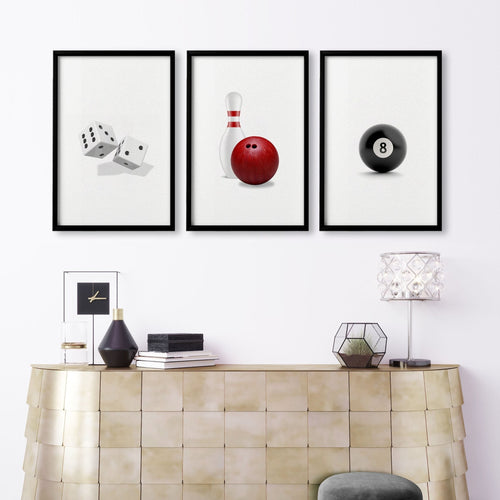 Cool Wall Art | Set of 3 Pop Wall art Prints