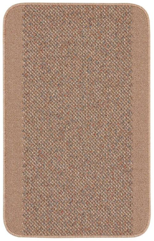 Washable Designer Bordered Beige Rug | 110B