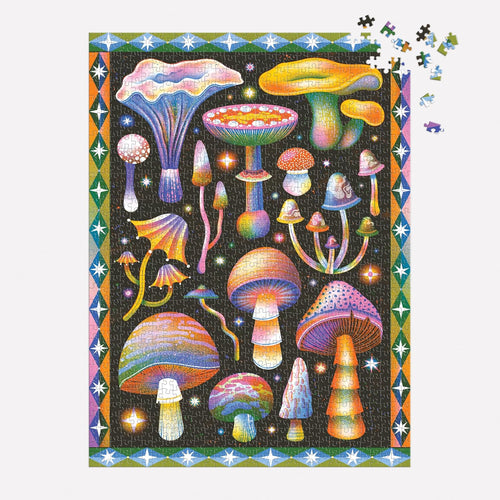 Cosmic Mushrooms 1000 Piece Jigsaw Puzzle by Galison