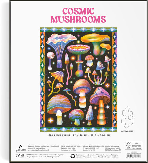 Cosmic Mushrooms 1000 Piece Jigsaw Puzzle by Galison