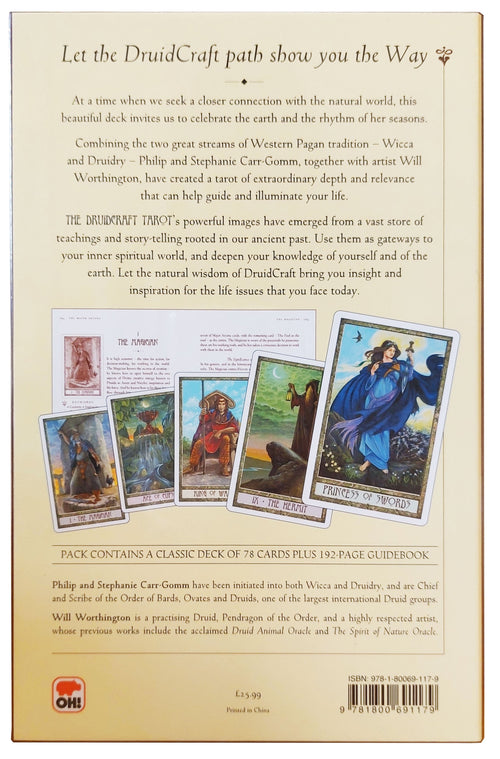 The Druidcraft Tarot by Philip and Stephanie Carr-Gomm, illustrated by Will Worthington
