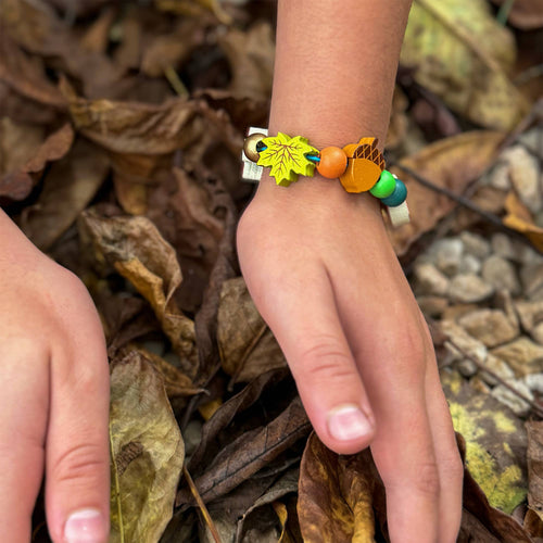 Create Your Own Forest Bracelet Craft Gift Kit in Reusable Tin