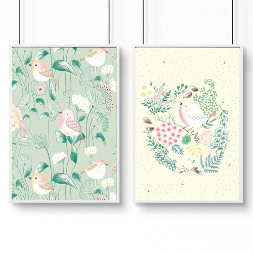 Nursery wall art | set of 2 wall art prints