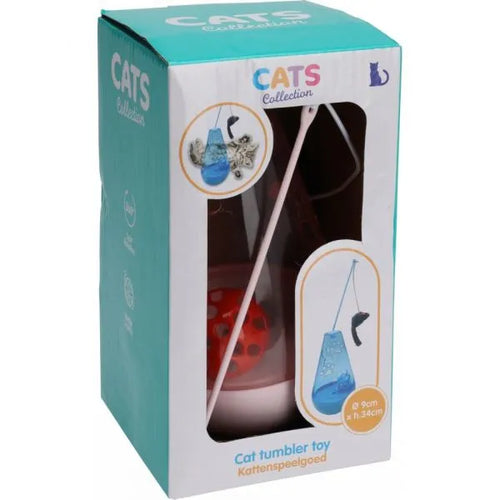 Koopman Tumbler Stick Toy with Mouse, 17cm
