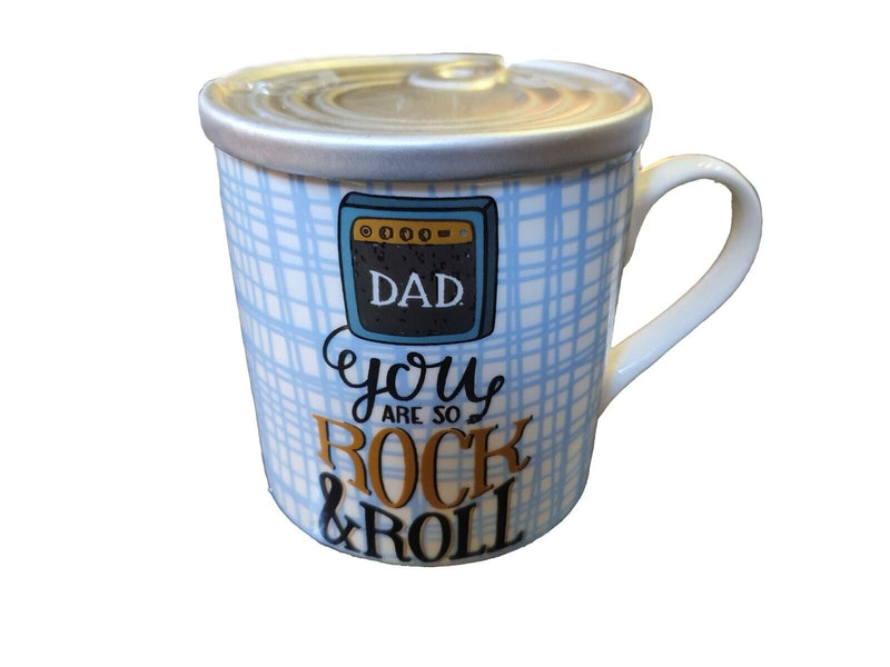 DAD YOU ARE SO ROCK & ROLL MUG   & COASTER