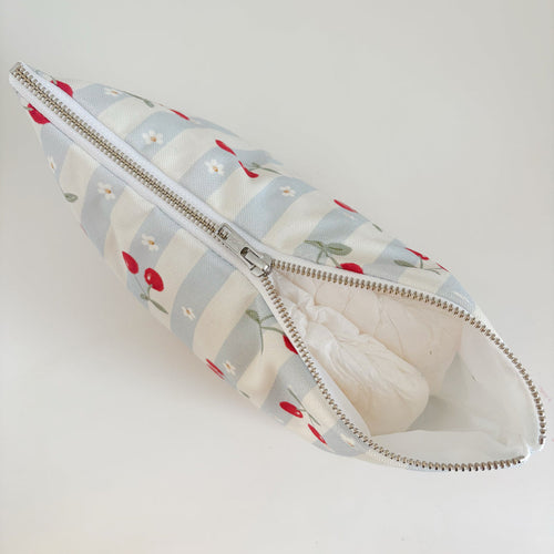 Nappy Wallet - Cherry Stripe