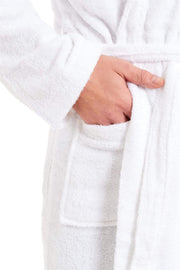 OLIVIA ROCCO Mens Luxury Bamboo Cotton Hooded Towelling Robe Ultra Soft For Home Gym