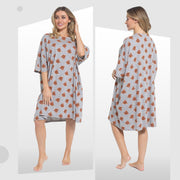 OLIVIA ROCCO Ladies Highland Cow Cream Baggy Nightdress Oversized T Shirt Nightshirt 100% Cotton Super Soft Cosy Home Loungewear