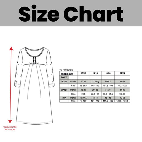 OLIVIA ROCCO Womens Fleece Nightdress Long Sleeve Floral Print Sleepwear Cosy Winter