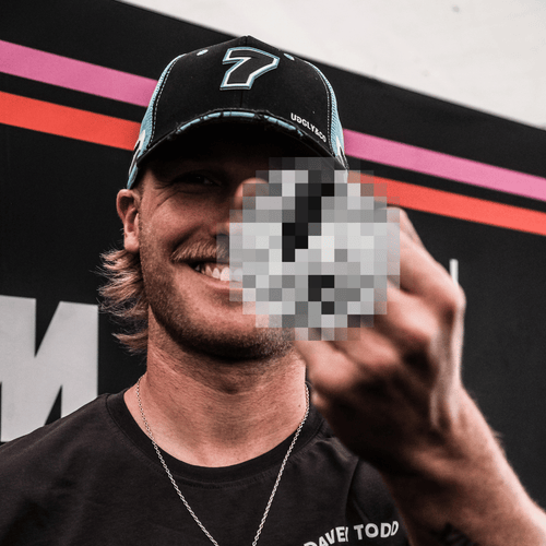 Official Davey Todd Merchandise Trucker Hat - Black & Blue