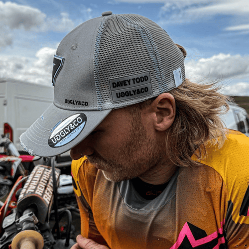 Official Davey Todd Merchandise Trucker Hat - Steel Grey