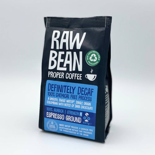 Definitely Decaffeinated Single Origin Espresso Ground Coffee 227g